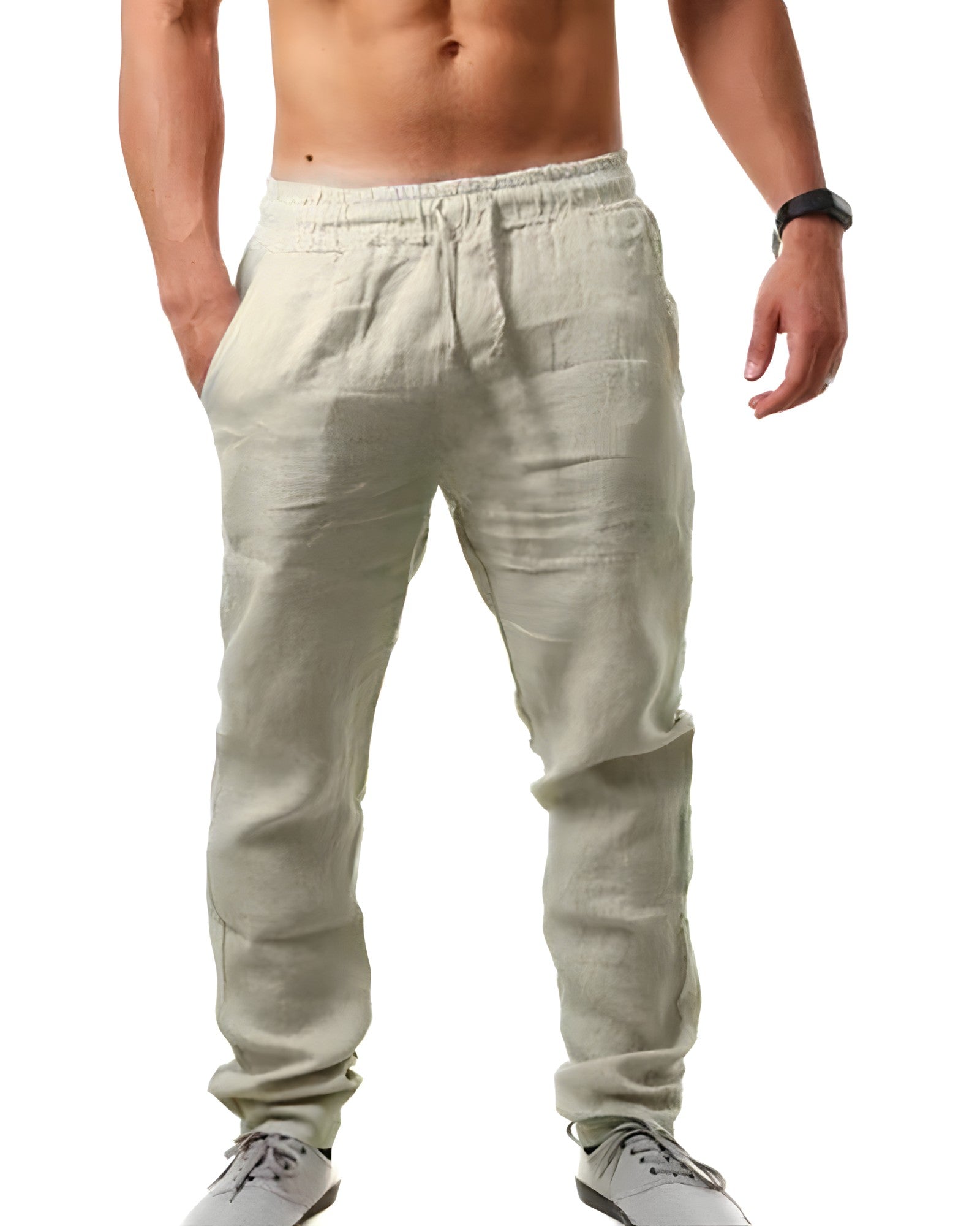 Olivier - Casual linen trousers for men