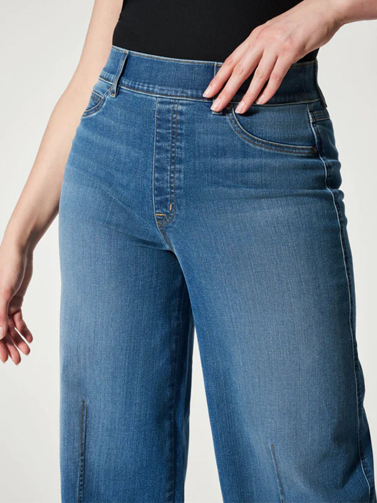 Ghislaine - Pull-On Jeans mit Weitem Bein