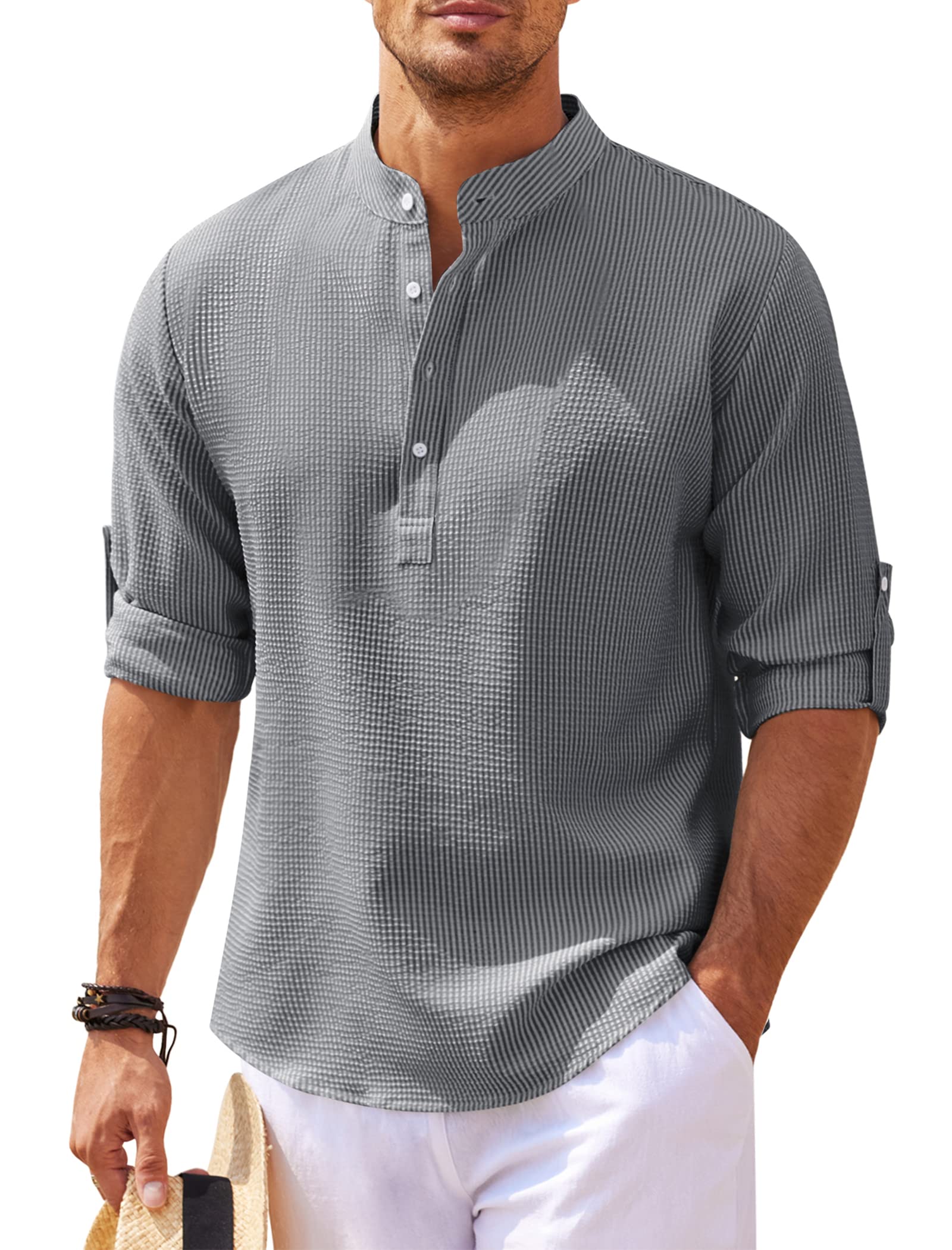 Mathieu - Ultra Comfort Langarmhemd für Männer