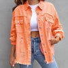 Load image into Gallery viewer, Annick - Ripped denim jacket