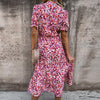 Load image into Gallery viewer, Morgane floral print skirt with slit 