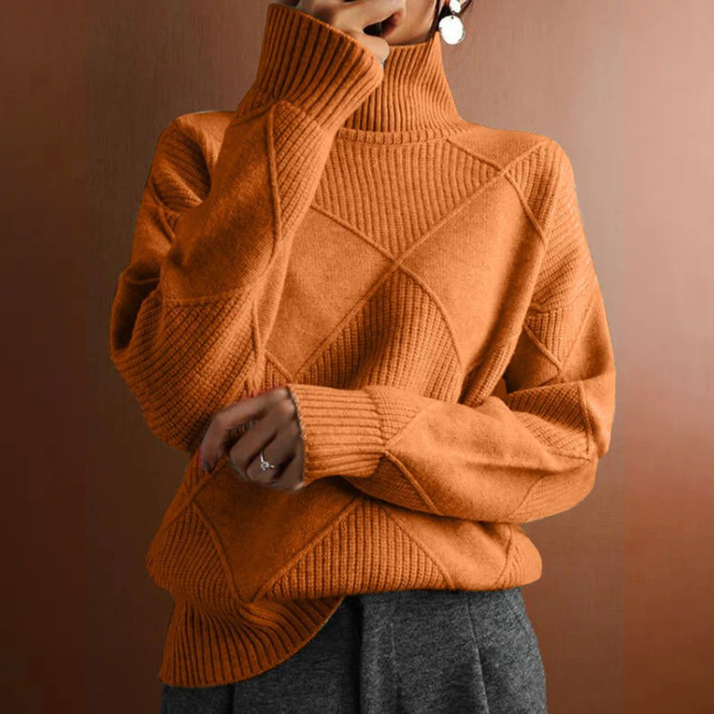 L'Aurablend Lotus™ turtleneck sweater